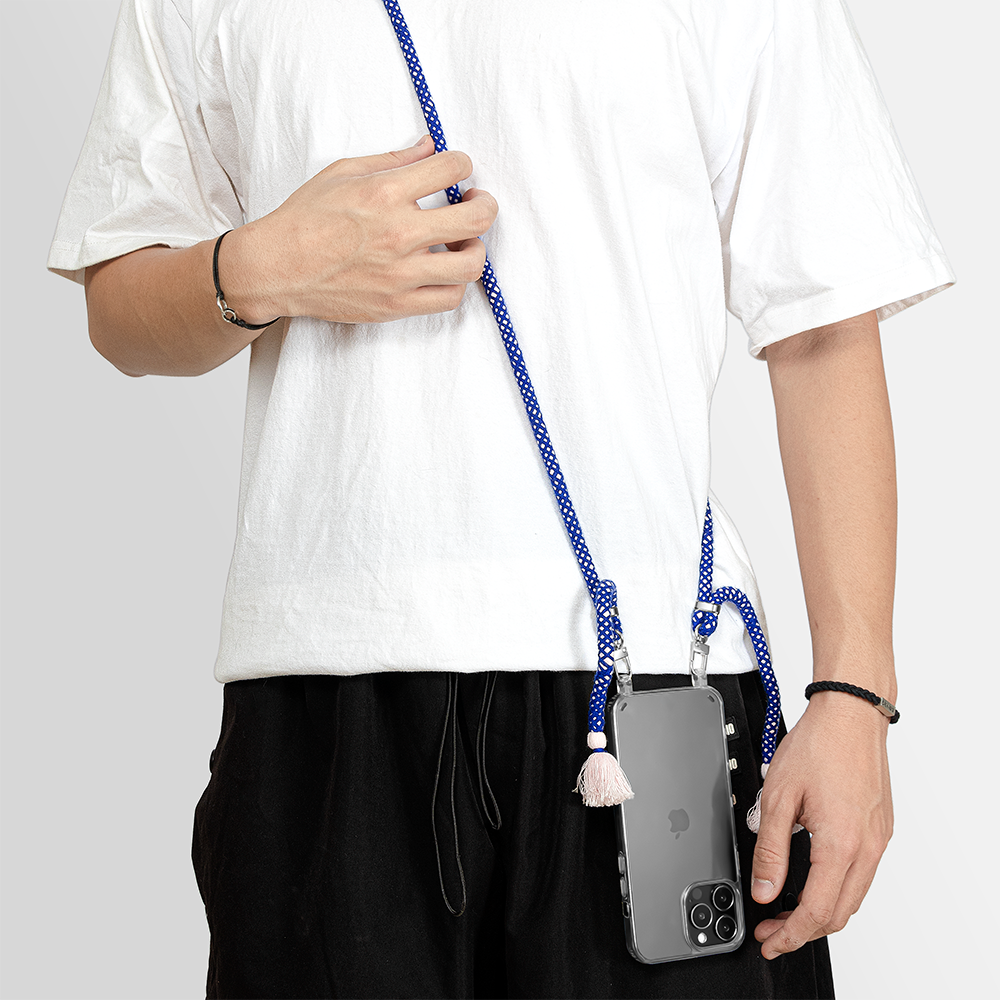 Adjustable Phone Strap Universal Crossbody Necklace Shoulder Cotton Cord Hook Lasso Tether Rope Cell Mobile Phone Chest Strap