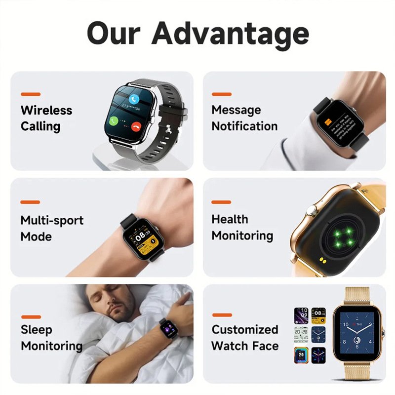 1.54inch IPS screen High definition touch Android Waterproof mobile watch phones