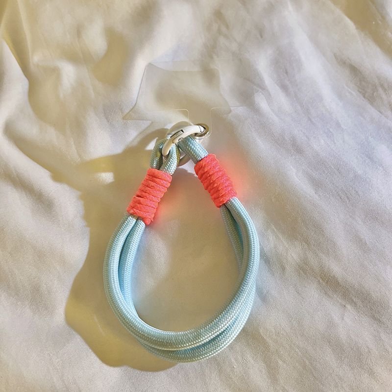 Mobile Phone Lanyard Hanging Decoration Can Be Carried Twist Rope Anti-loss Pendant Fashion Strong Wrist Short Straps