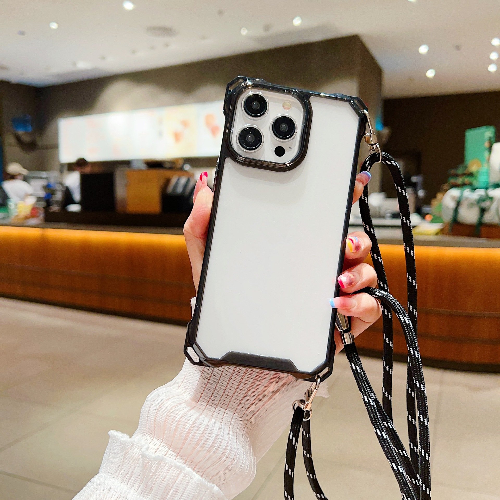 Hot Anti shock PC clear transparent sublimation phone cases for Samsung S23 Plus S24 ultra For Iphone 13 Pro Max