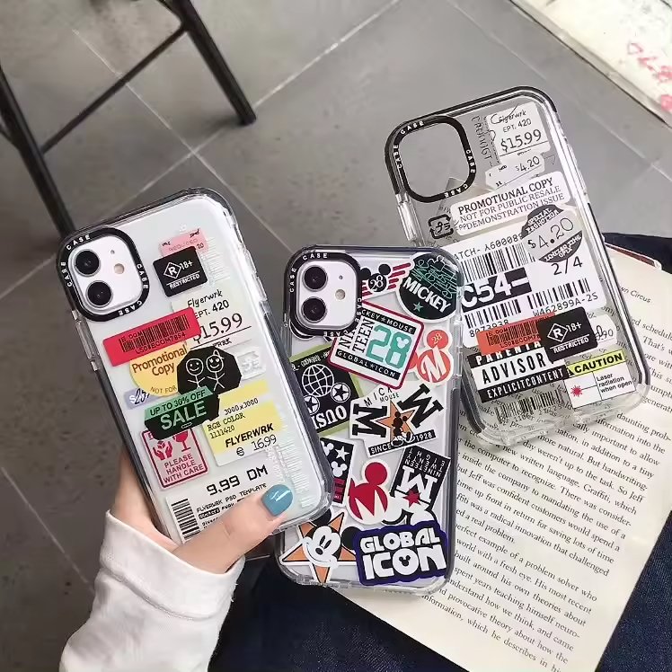 Plus/pro/pro Max Shell Phone Case Transparent Soft Silicone 14 15 F for Iphone 11 12 13 Phonecase Shockproof Cartoon