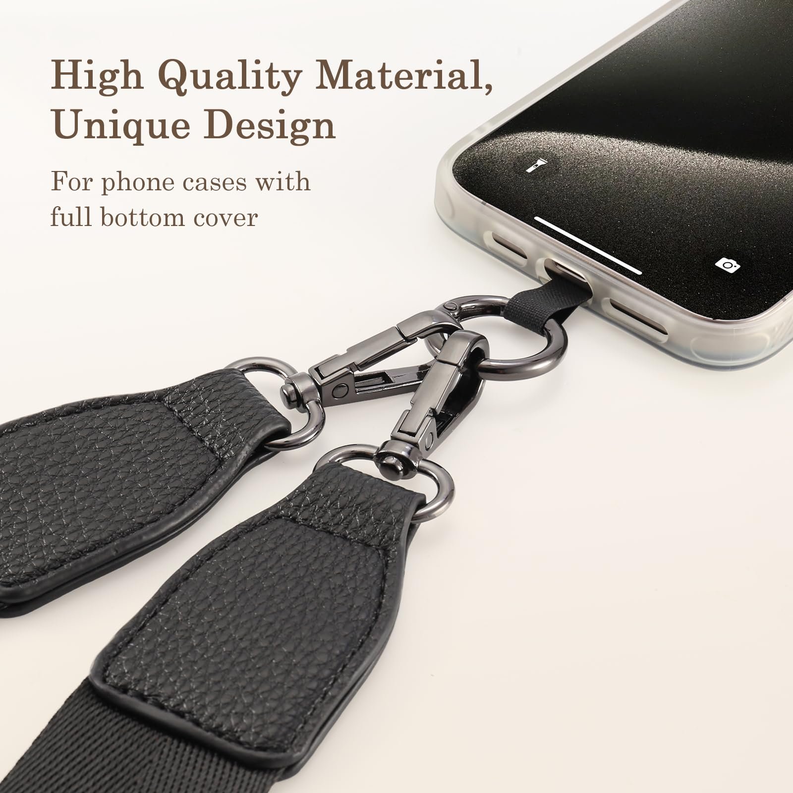 Adjustable Shopping Bag Shoulder Strap Japanese Ball & Chain Bags Handle Purse Crossbody Straps Detachable Strap For Handbag