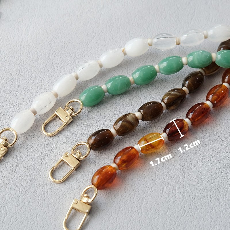 Acrylic Beaded Phone Necklace Chain Fashion Beaded Phone Strap Bag Shoulder Strap Beaded Strap Women 32cm 120cm Phone Chain