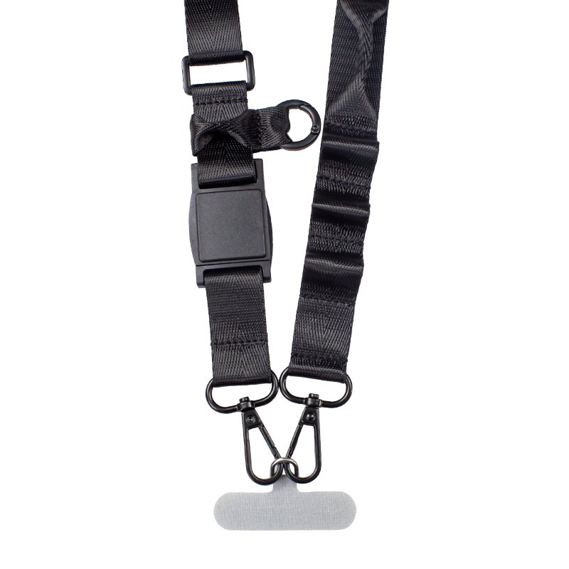 Universal Silicone Cell Phone Strap, Mobile Phone Finger Ring With Lanyard Neck Hanging Lanyard/