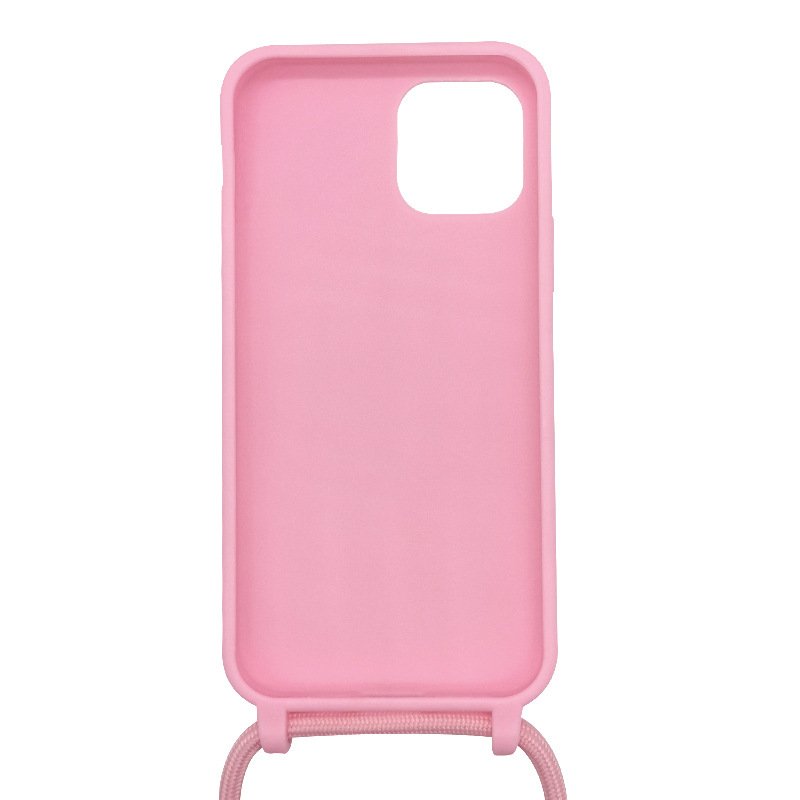 Crossbody Necklace Holder Phone Case for iPhone 13 12 11 Pro XS Max Lanyard TPU Case Cover with Cord Strap Rope