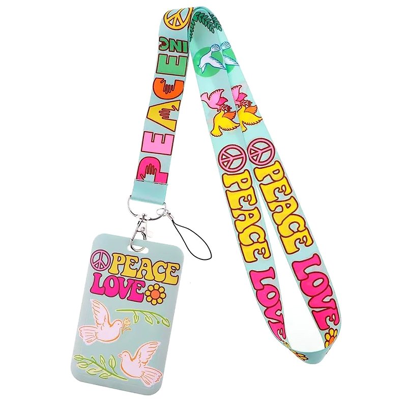 high quality promotional Customized own Logo keychain polyester accessories lanyard