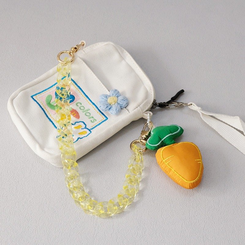 Clear Acrylic Link Chain Phone Shoulder Strap Necklace Crossbody Bag Phone Case Lanyard Women Cell Phone Chain Strap