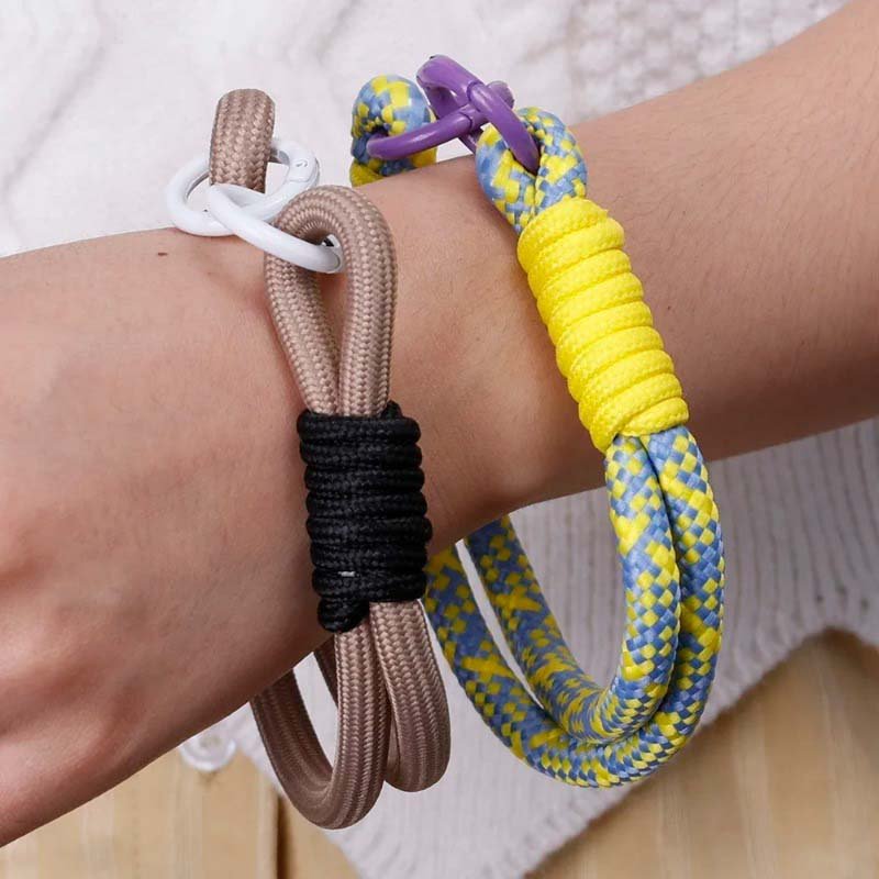 Braided Mobile Phone Lanyard with Gaskets Anti-lost Keychain Strap Wrist Hanging Rope Cell Phone Charm Accessories Wrist Straps
