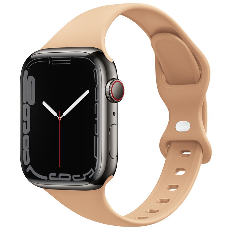 Silicone Replacement Wristband for Apple Watch 7 6 5 4 3 SE Smart Watch Bands