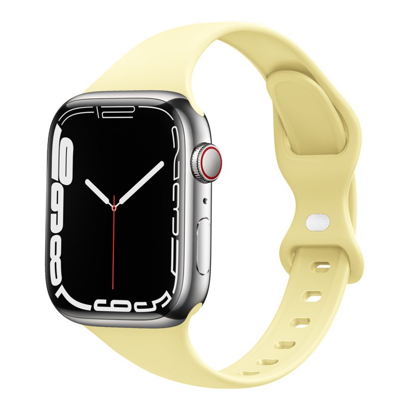 Silicone Replacement Wristband for Apple Watch 7 6 5 4 3 SE Smart Watch Bands