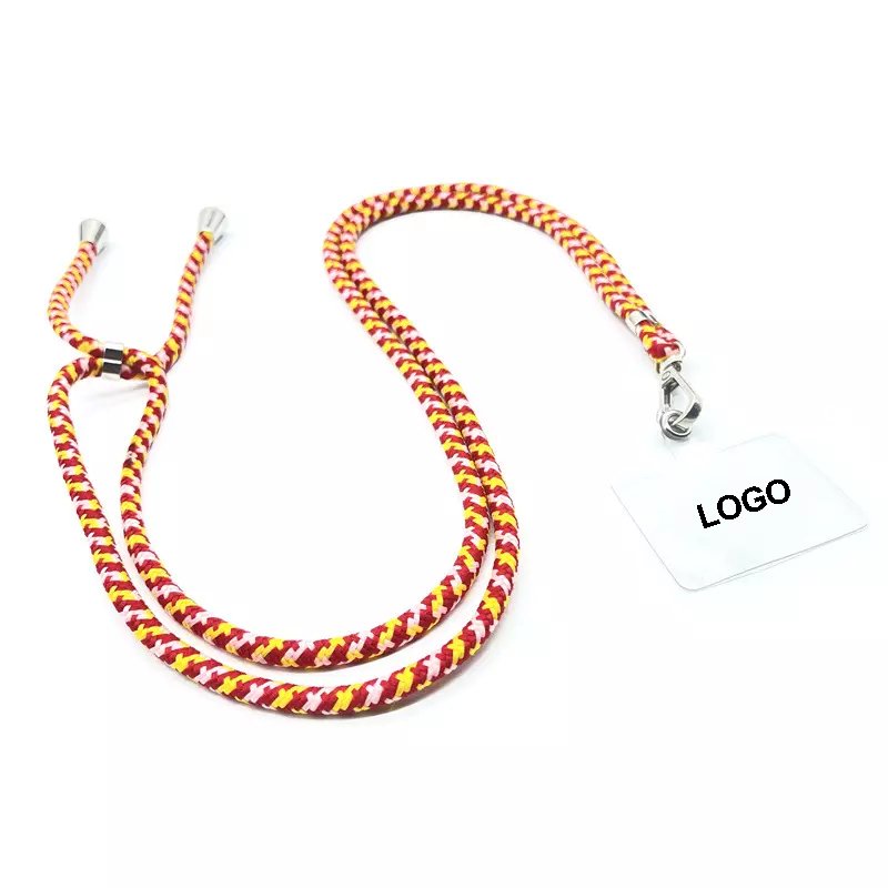 6mm Crossbody Lanyard Phone Case Necklace Strap Patch Custom LOGO Outdoor Universal Adjustable Durable Mobile Phone Strap