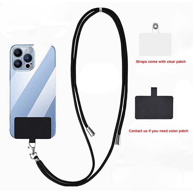 6mm Crossbody Lanyard Phone Case Necklace Strap Patch Custom LOGO Outdoor Universal Adjustable Durable Mobile Phone Strap