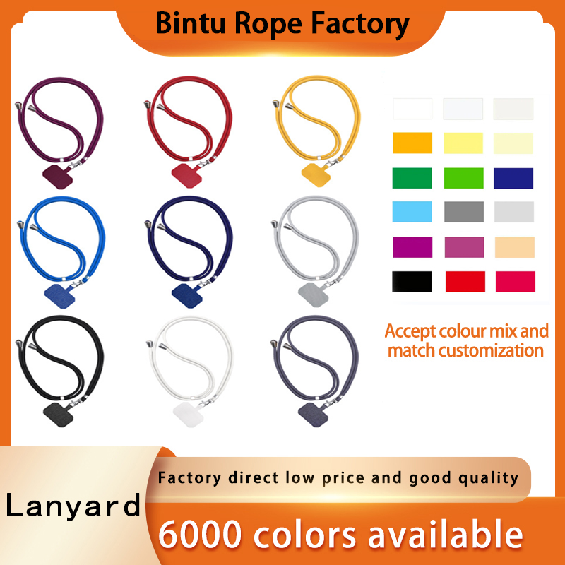 Hot Selling Universal Phone Lanyard with Patch, Anti-Lost Neck Rope,Phone Hanging Cord,Adjustable Crossbody Cell Phone Strap