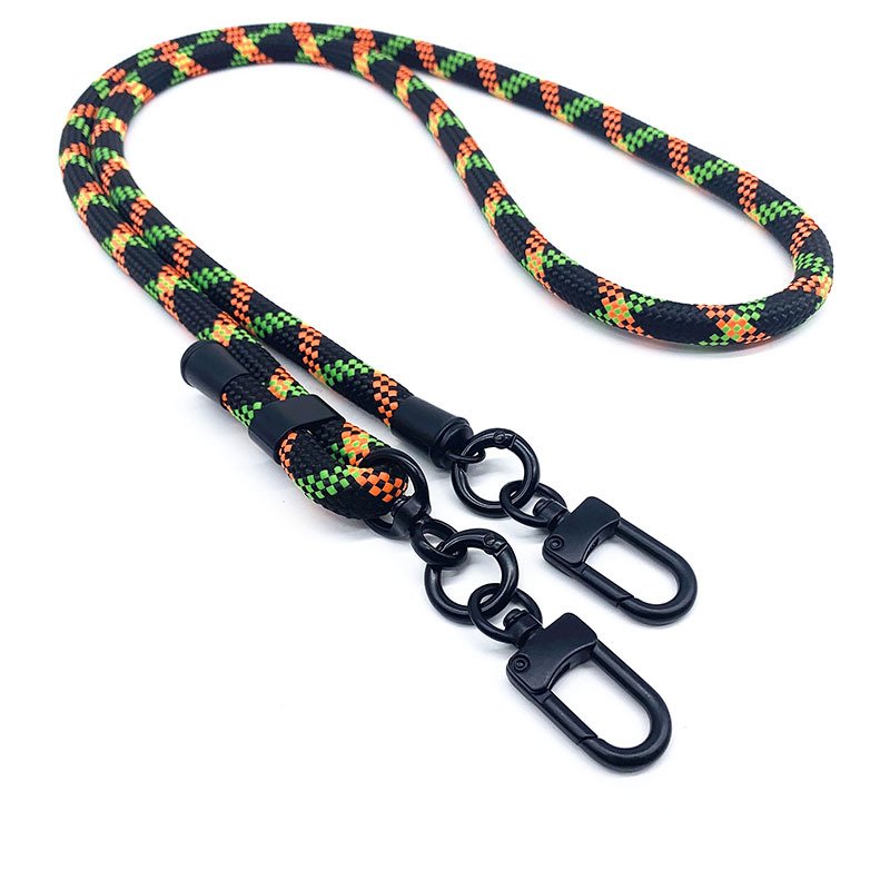 High quality adjustable camera bag long crossbody lanyard anti lost theft shoulder strap with metal hook cross body phone strap
