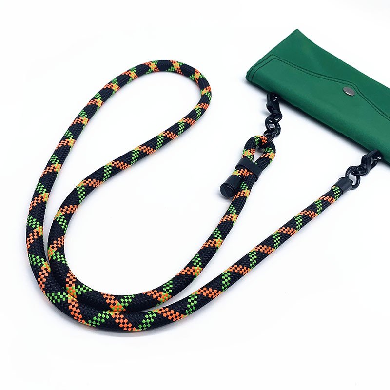 High quality adjustable camera bag long crossbody lanyard anti lost theft shoulder strap with metal hook cross body phone strap