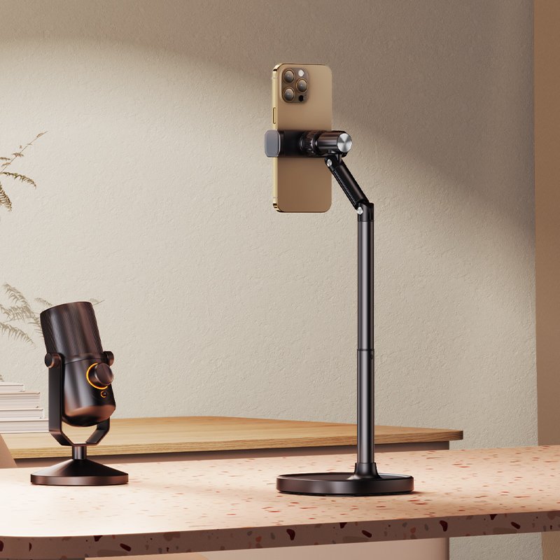 OULAIKE X66F Universal Cell Phone Holder Foldable Holder For Mobile Phone Holders For Live Broadcast