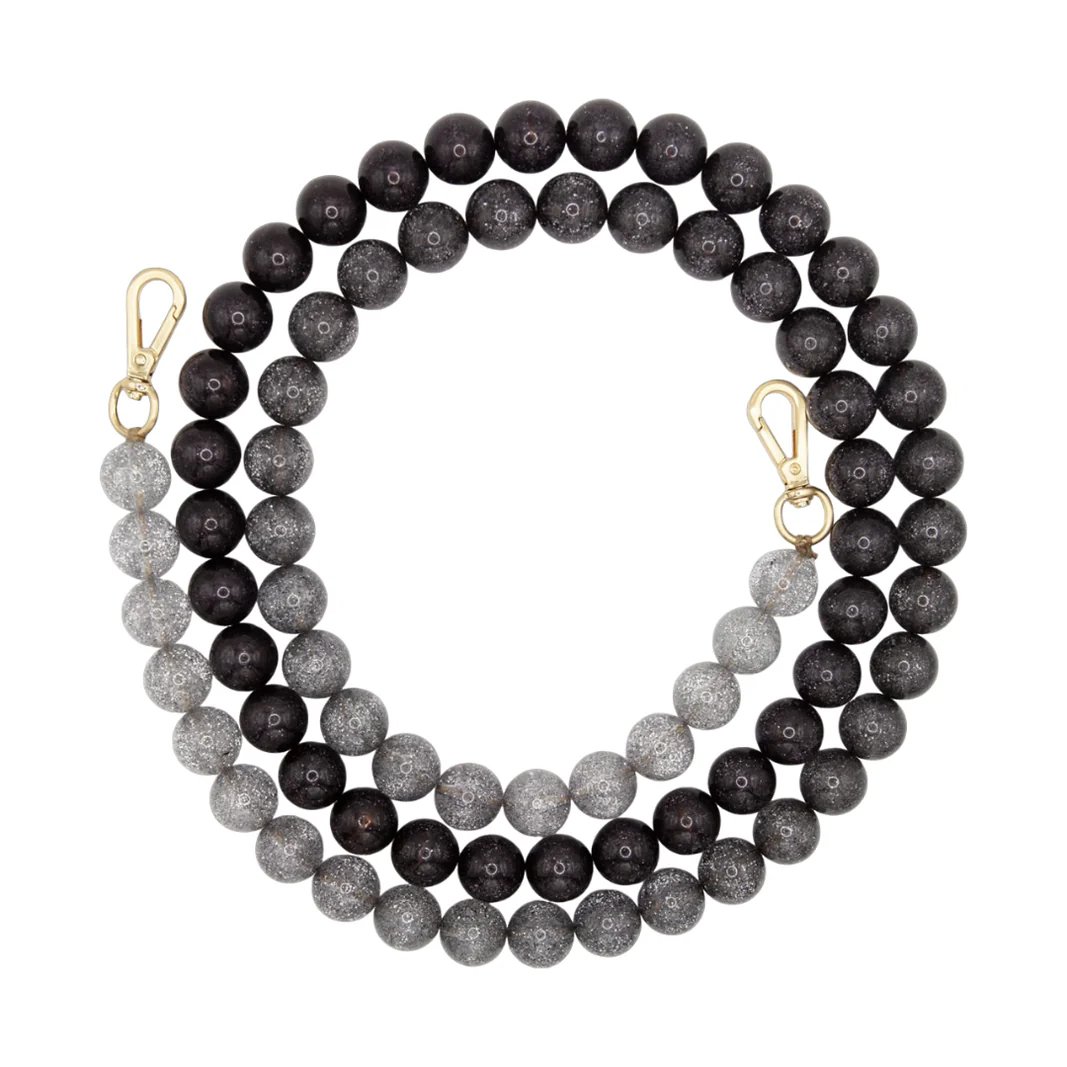 New resin beaded mobile phone lanyard bag chain mobile phone lanyard hands-free wrist chain bracelet