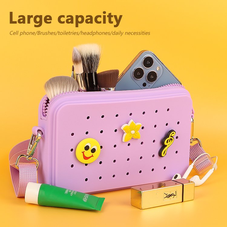 Silicone Mobile Phone Bags with Detachable Shoulder Strap Cell Phone Bags for Girls Cellphone Pouch Travel Crossbody Bags