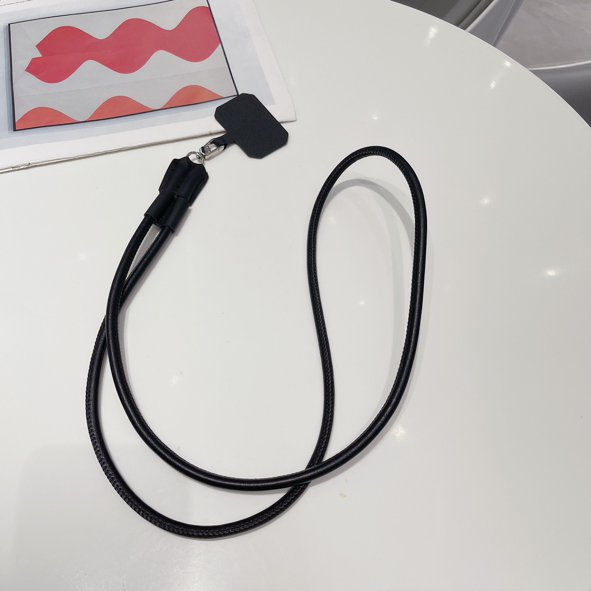 Universal Crossbody Leather Strap Chain For Smart Mobile Phone Case iPhone 120CM Sports Leather Colorful Nylon Single Cord Rope
