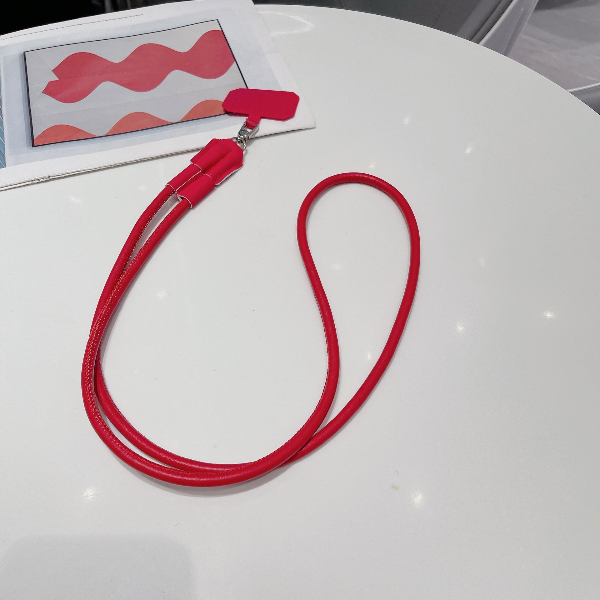 Universal Crossbody Leather Strap Chain For Smart Mobile Phone Case iPhone 120CM Sports Leather Colorful Nylon Single Cord Rope