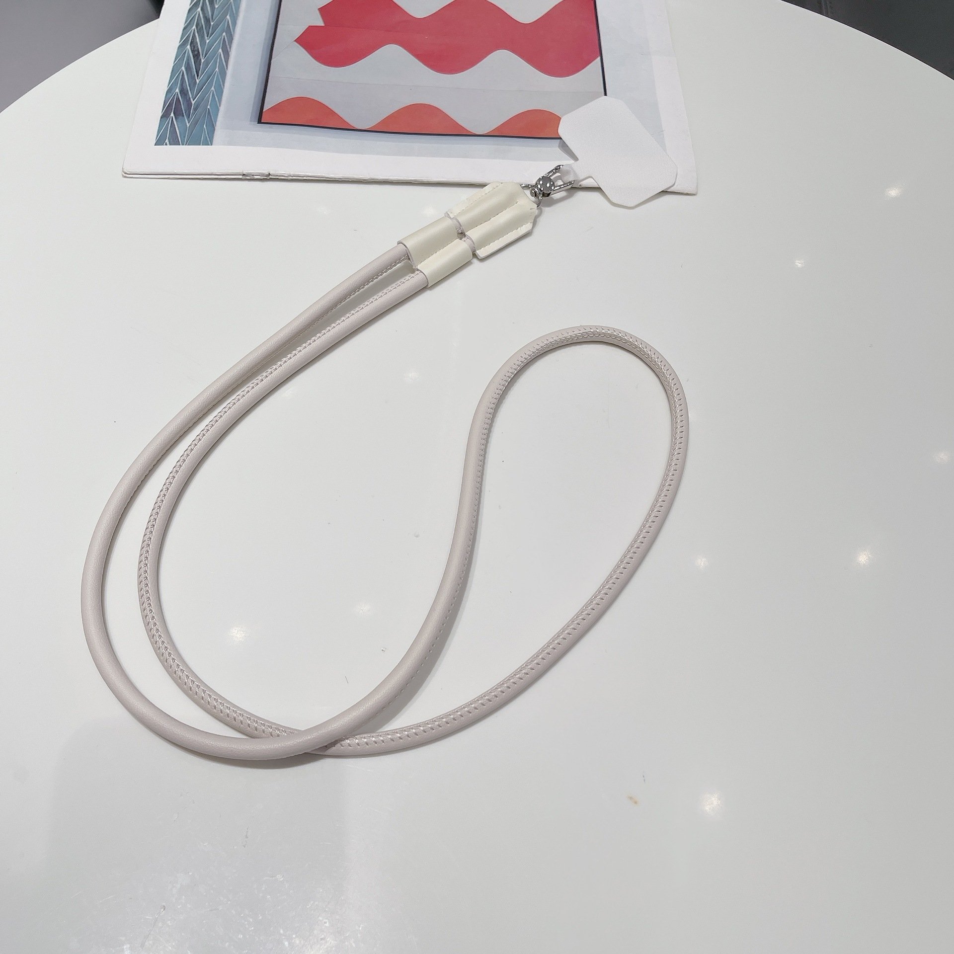 Universal Crossbody Leather Strap Chain For Smart Mobile Phone Case iPhone 120CM Sports Leather Colorful Nylon Single Cord Rope