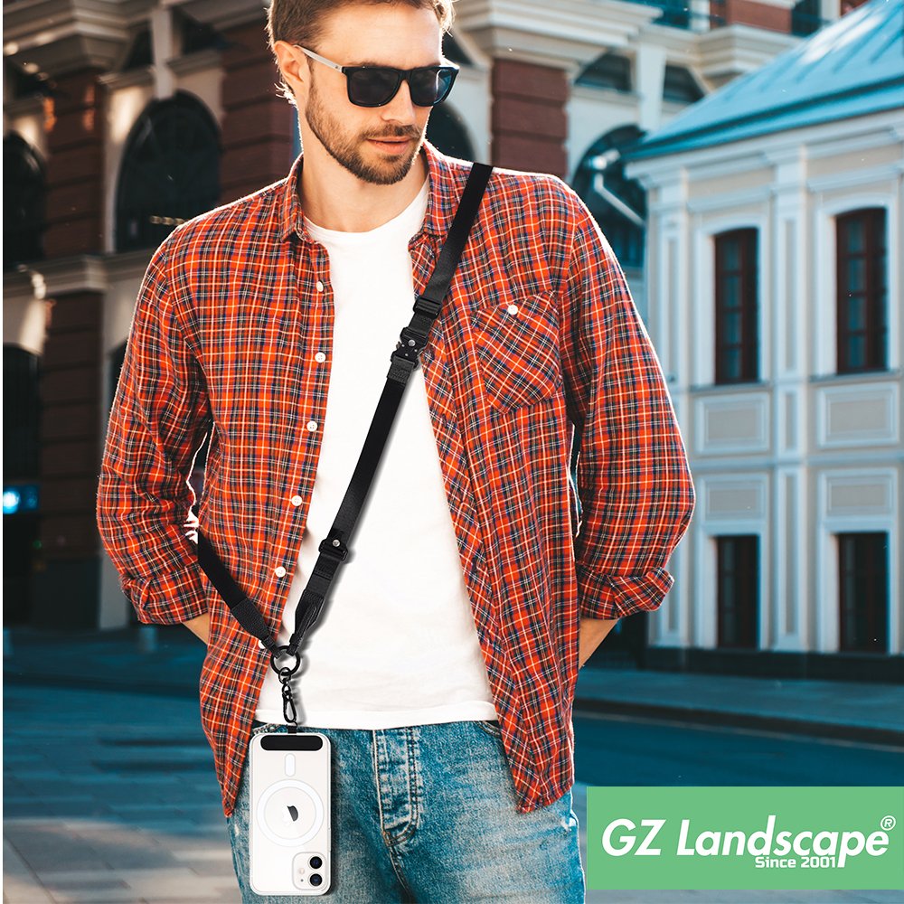 2 in 1 thicken wrist strap cell phone adjustable crossbody mobile phone lanyard leather neck strap