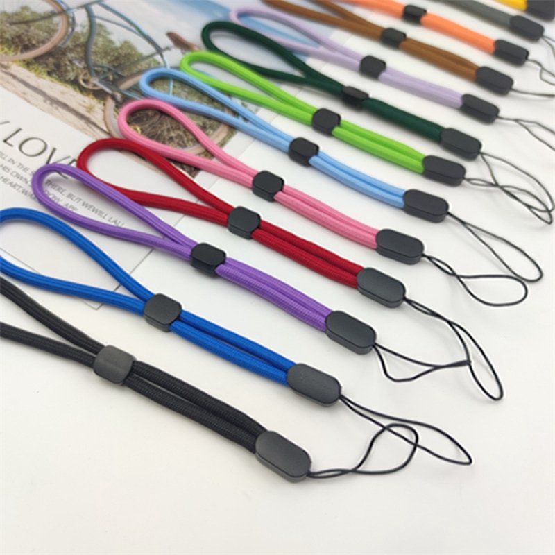 Adjustable wrist lanyard mobile phone keychain u disk camera anti-loss lanyard