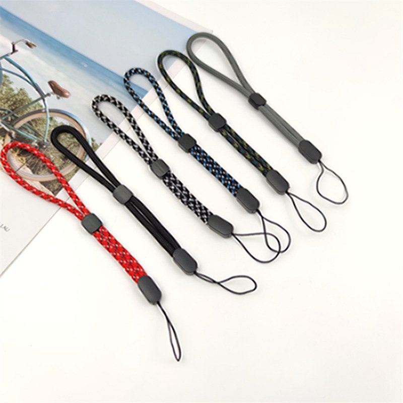 Adjustable wrist lanyard mobile phone keychain u disk camera anti-loss lanyard