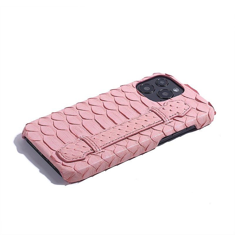 Custom Real Exotic Genuine Snake Leather Phone Cover Cell Phone Case For IPhone 14 Pro Max Mobile Cover Leather With Strap