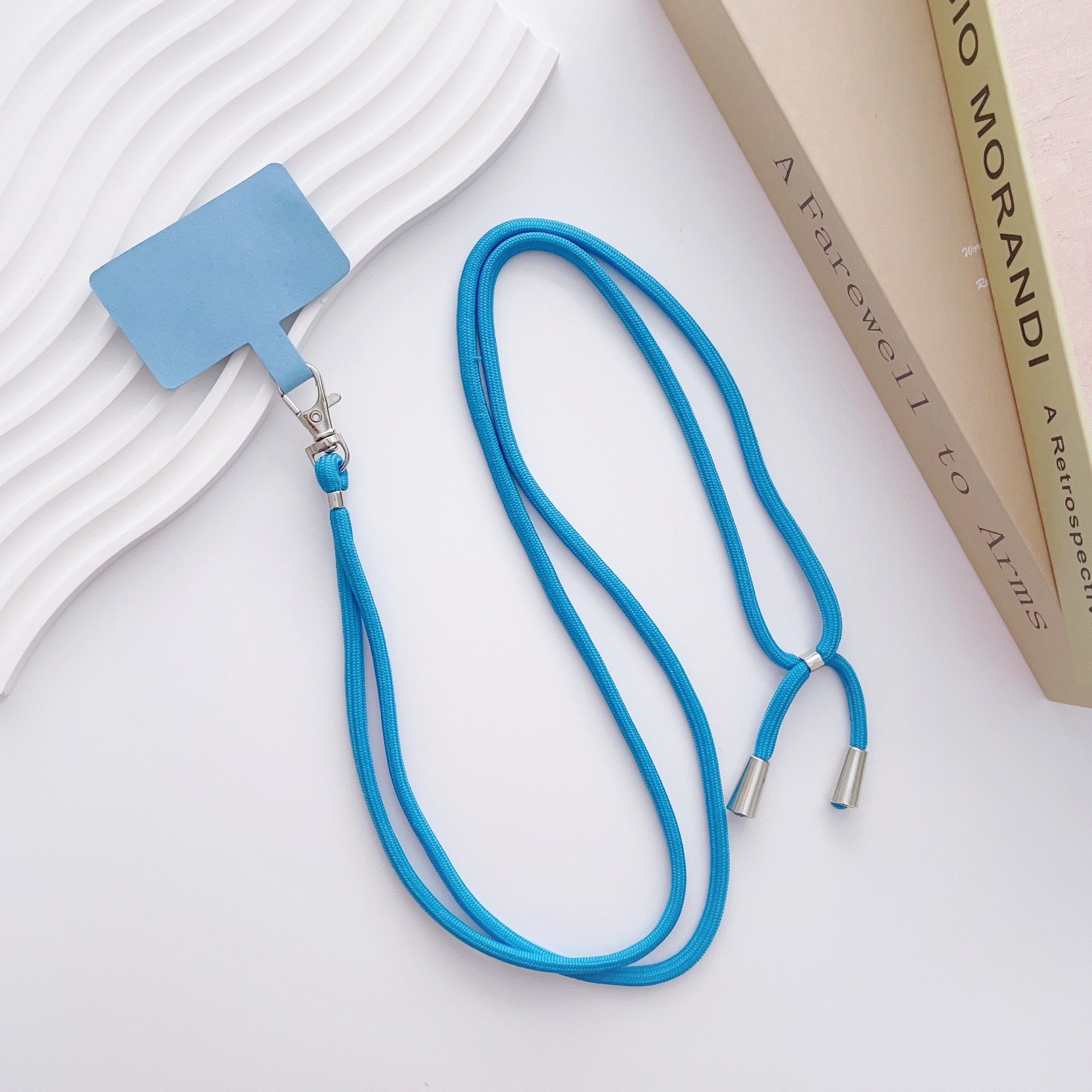 Adjustable Long Mobile Phone Lanyard with Card Tether Patches Universal Crossbody Cellphone Neck Strap for iPhone Samsung Xiaomi