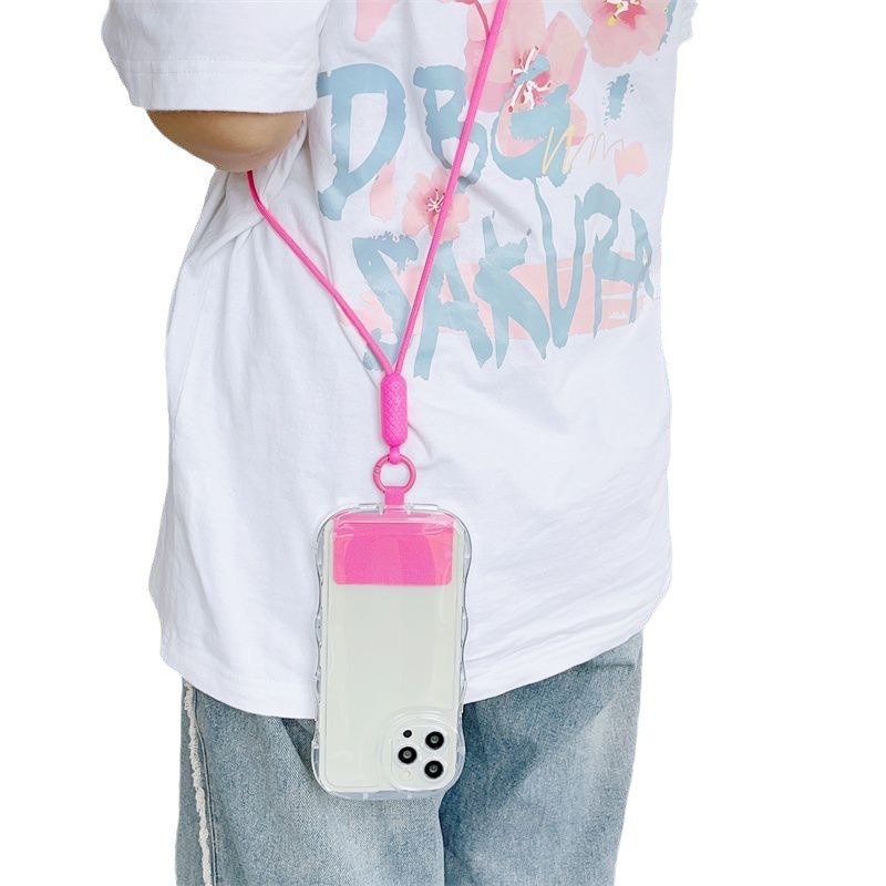 Universal Cell Phone Strap Adjustable Neck Rope With Phone Patch Crossbody Mobile Phone Lanyard For Iphone 16 15