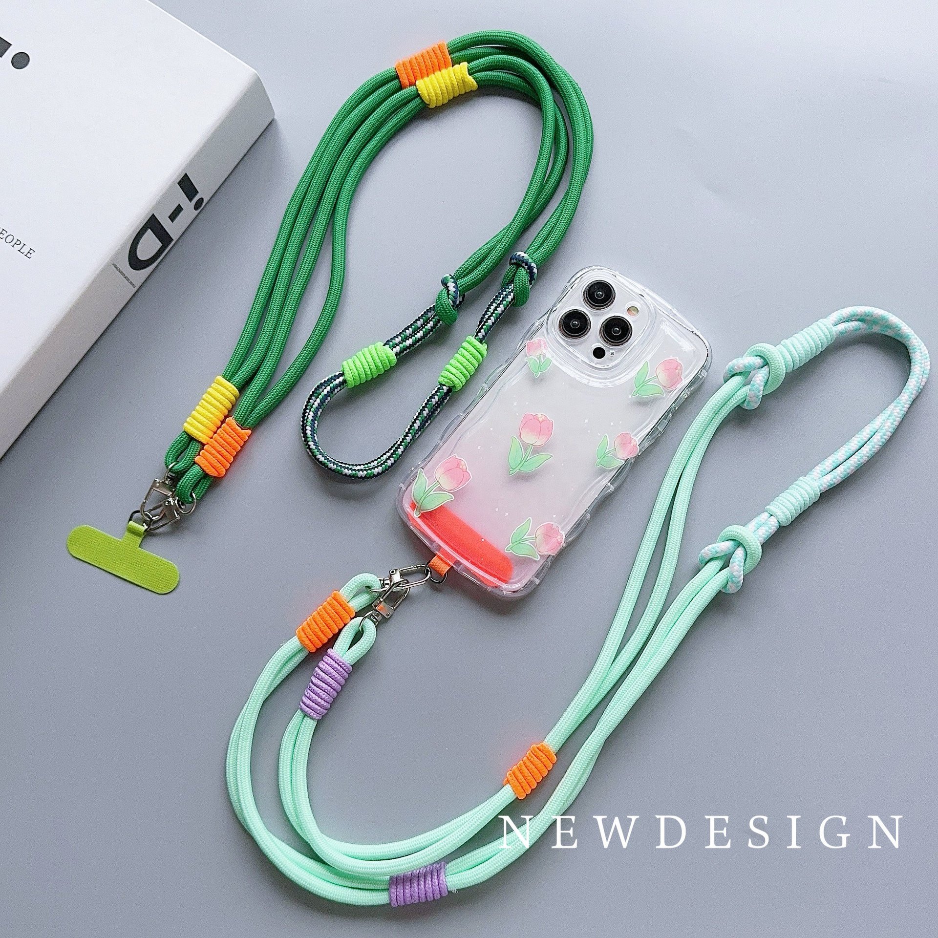 cell phone accessories fashion lanyard crossbody neck shoulder strap anti theft mobile phone chain for girls women