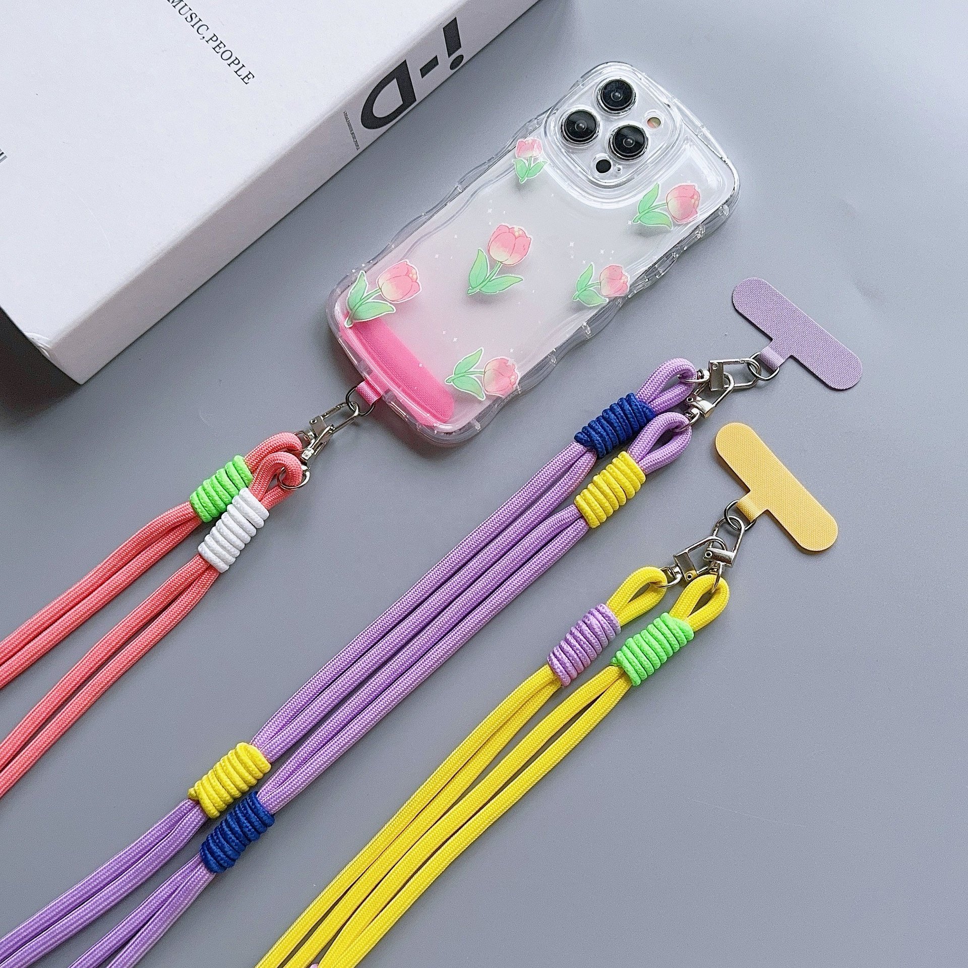 cell phone accessories fashion lanyard crossbody neck shoulder strap anti theft mobile phone chain for girls women