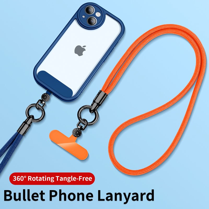 Universal Cute Design Polyester Rope Wrist Strap Fashionable Short Mobile Phone Lanyard Keychain Tether Patch for Cell Phone