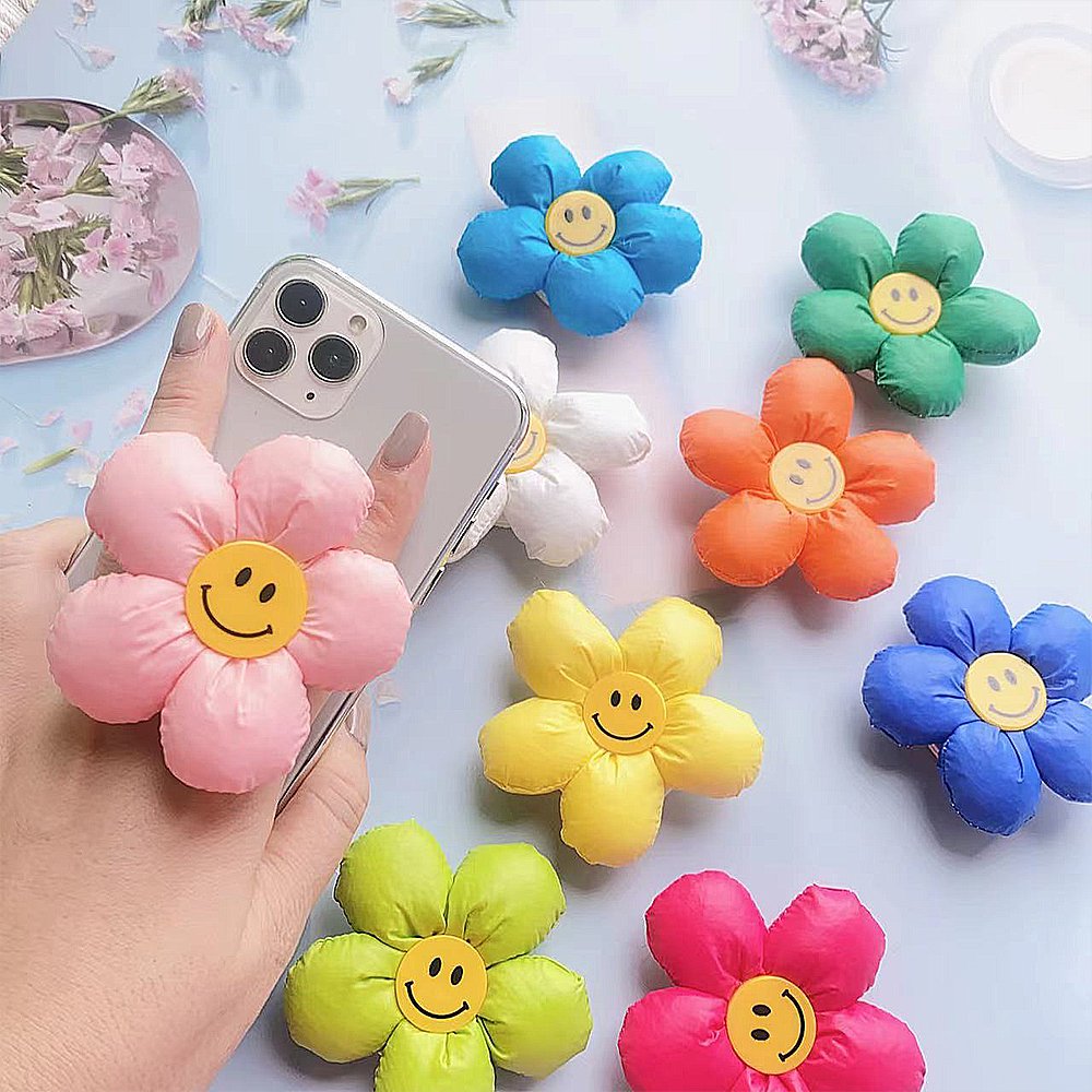 Lovely Mobile Phone Holders Factory Custom Phone Socket UP Grip Holder with Design LOGO Printing Sockets Phone Stand