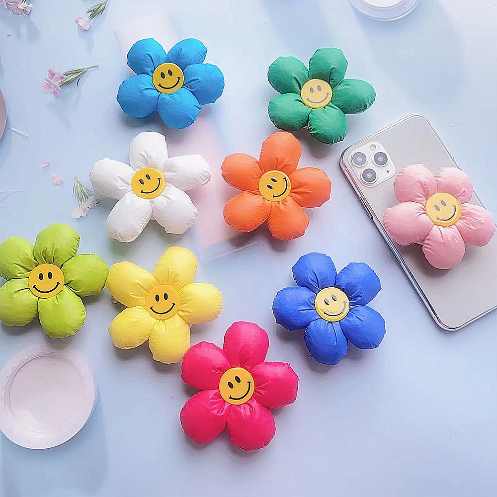 Lovely Mobile Phone Holders Factory Custom Phone Socket UP Grip Holder with Design LOGO Printing Sockets Phone Stand