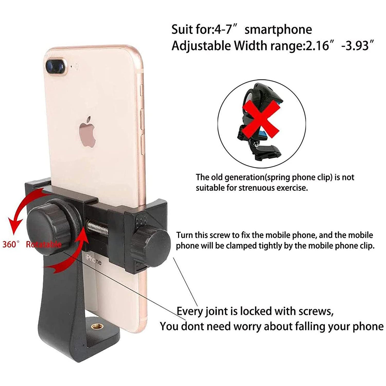Phone Chest Mount Strap Belt Harness For Mobile Cell Phone Clip Holder For Iphone 13 For Samsung For Go/pro Hero 10 9 8 7