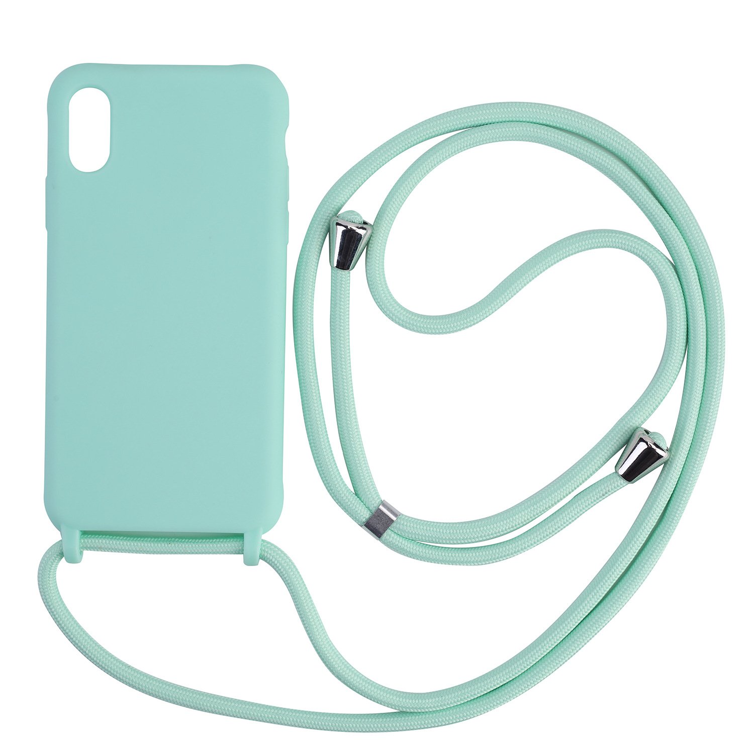 Anti-lost Colorfully Candy TPU Soft Case with Strap for iPhone 13 Pro Max Cases Silicone Strong Protective Cover Pouch