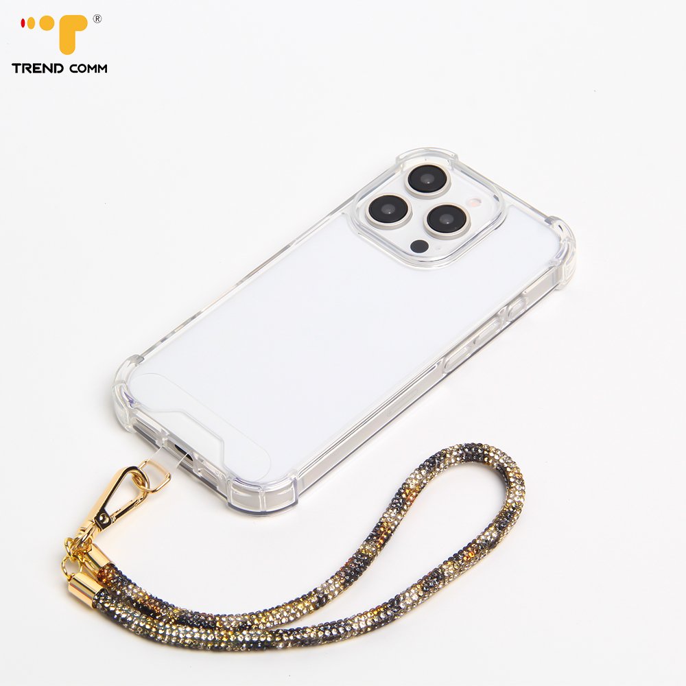 New Rhinestone Phone Chain Holder Lanyards Crystals Telephone Wrist Strap Phone Case Chain Mobile Phone Chain Cellphone Strap