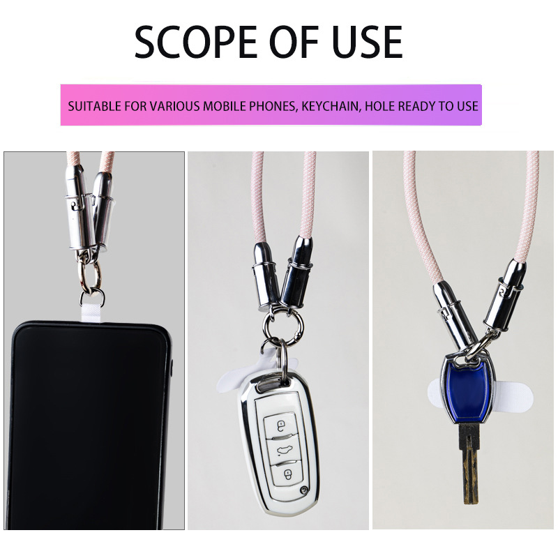 new products Multi Charger Data Cable 2 in 1 USB C to Type C Charging Cable Wrist Strap Lanyard USB Cable for Gift 0.3m