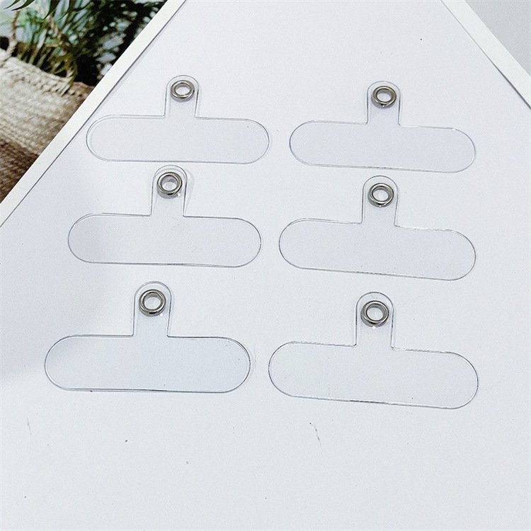 Phone Patch For Lanyard Universal Phone Tether Tab with Durable Transparent TPU Tab For Most Cellphones