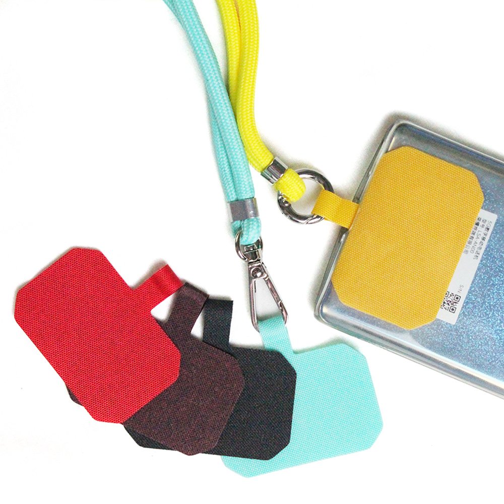 Wholesale Universal Colorful Rainbow Custom Color For Phone Strap Rope 13 14 Nylon TPU Mobile Cell Phone Case Lanyard Patch