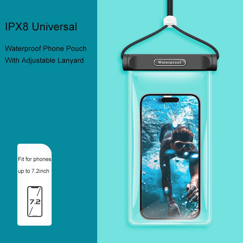 Factory Wholesale IPX8 Universal Waterproof Mobile Phone Bags For smart iphone 16promax summer waterproof mobile phone pouch