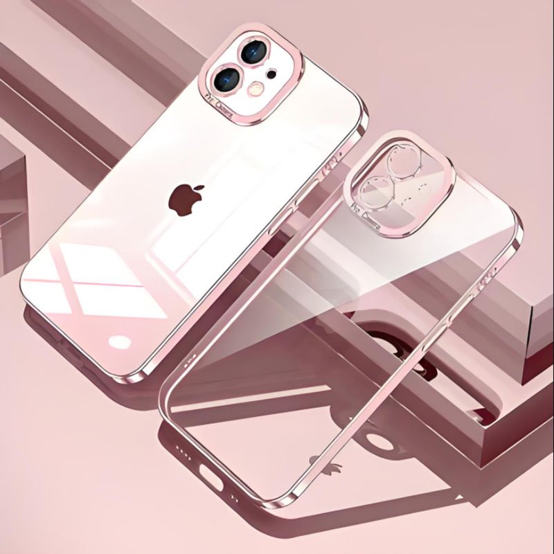 Wholesales Crystal Clear Shockproof Transparent Soft TPU Woven Cell Mobile Phone Case Cover For iPhone15 14 13 12 11 Pro Max XS