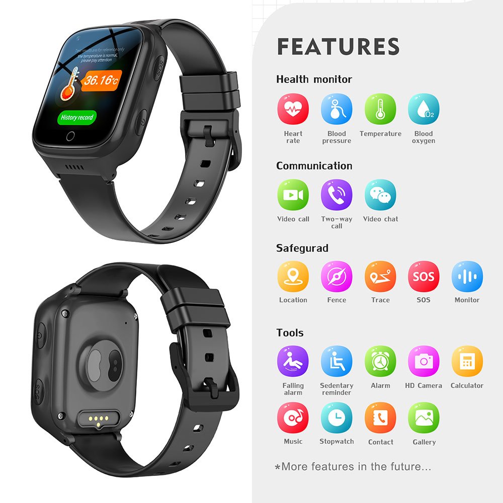 Wearable Devices wholesale 1000 mah super battery K9L GPS positioning SOS 4G sim card smartwatch smart wristband bracelet