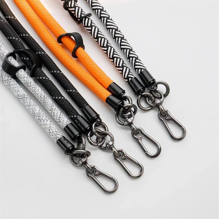 Wholesale hot selling Premium quality woman Mobile phone chains Personalized Nylon Phone Lanyard