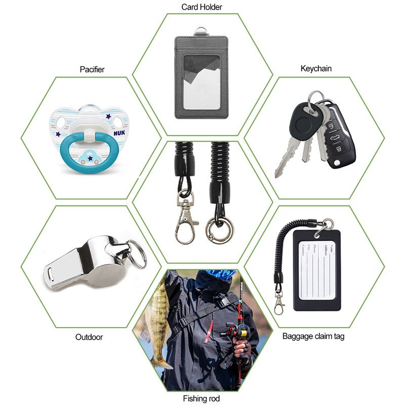 Universal Phone Chain Anti Theft Stretchy Straps Retractable Phone Lanyard Wrist Strap Tether with Patch for Smart phone case