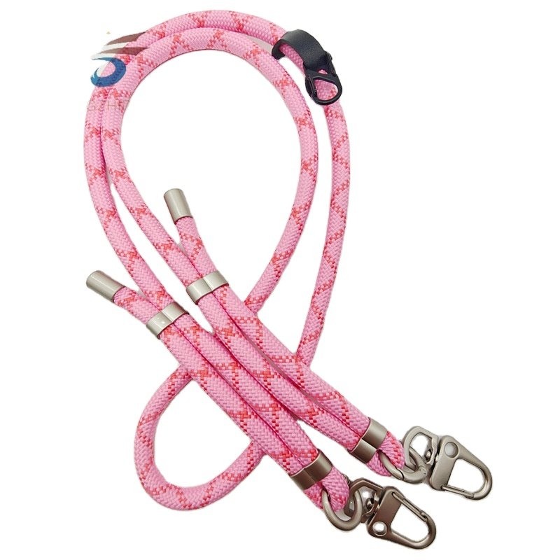 wholesale high quality custom 8mm adjustable crossbody bag phone shoulder strap lanyard rope for mobile cell phone accessories