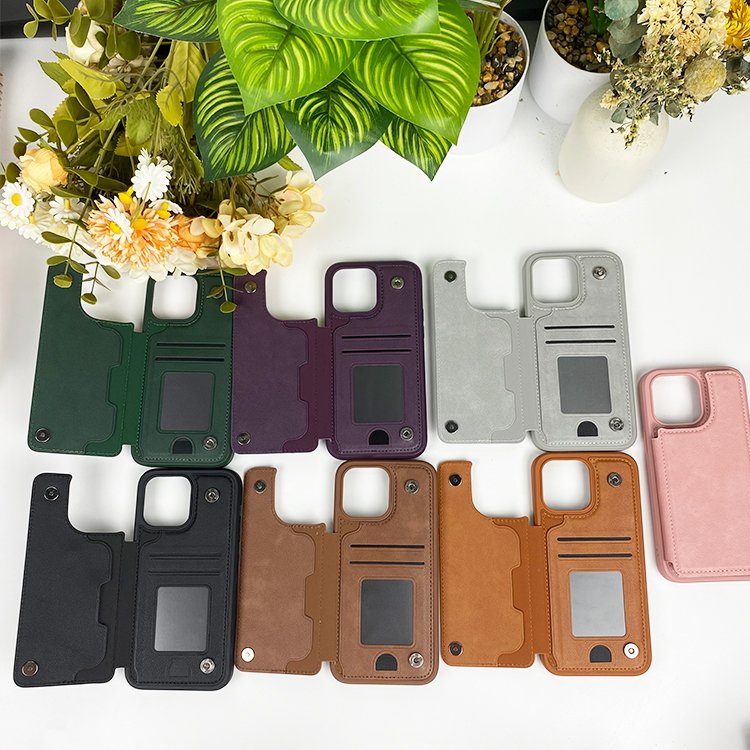 Wallet Strap Flip Cover Phone Case For iPhone 11 12 13 14 15 16 Pro Max Multifunctional Leather Mobile Phone Bags And Cases