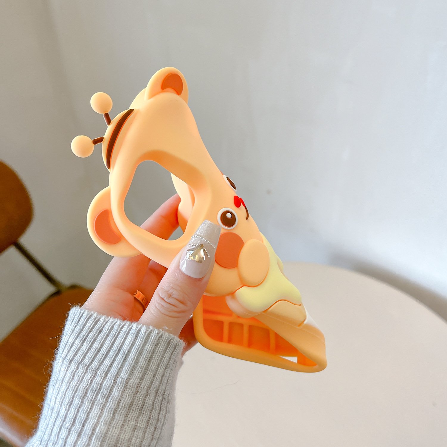 Cartoon Cute Cream Bear Silicone Mobile Phone Case For iPhone 16 15 14 13 12 11 Pro max Ice butter tpu Shockproof Back Cover